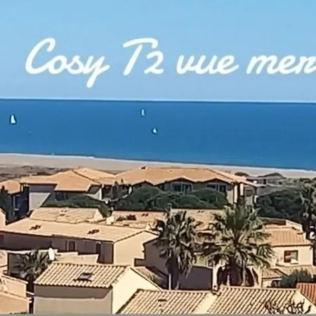Charmant T2 Avec Loggia Belle Vue Mer Et Parking Saint-Pierre-la-Mer  Extérieur photo